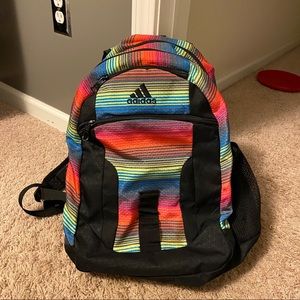 Rainbow Adidas Backpack